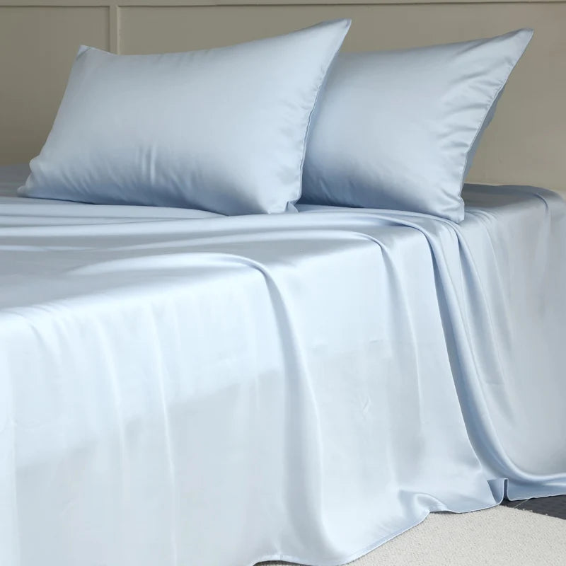 Silky Bedding Set Luxury Fitted Sheet