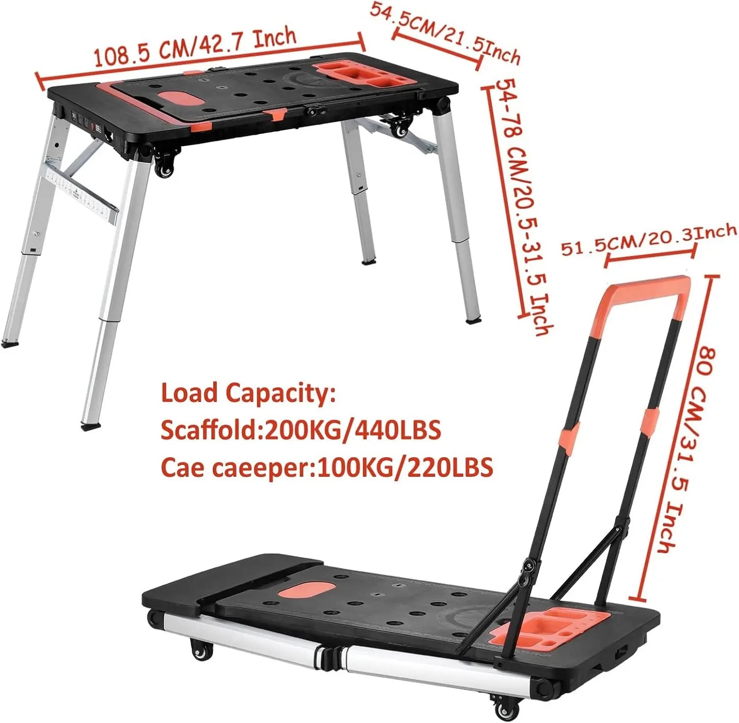 Multifunctional Folding Work Table