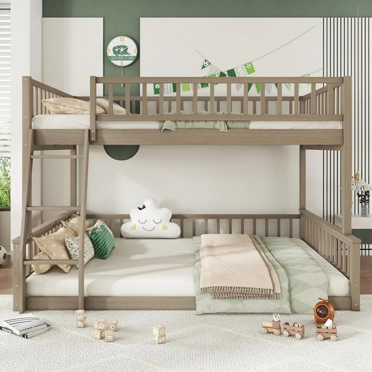 Full XL Over Queen Bunk Bed