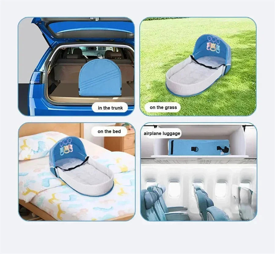 Portable Newborn Baby Bed - Bionic Isolation Travel Crib