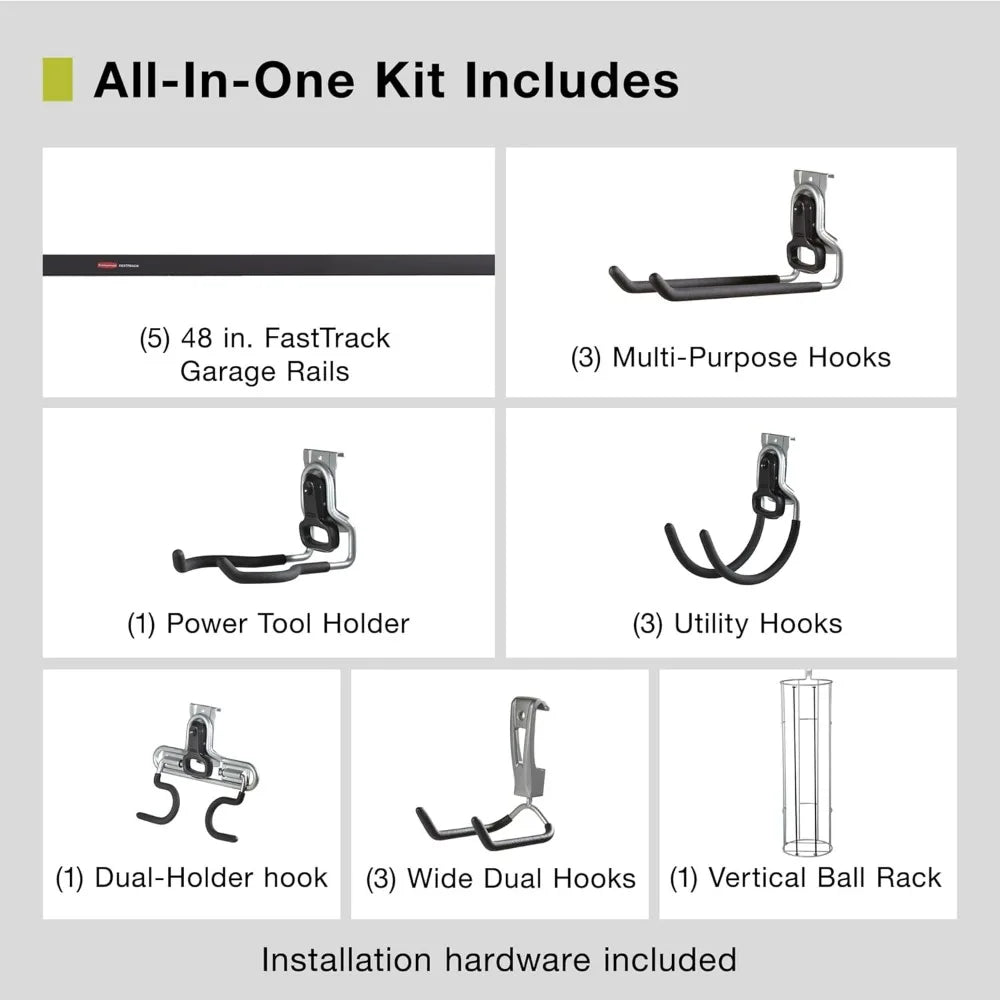 Rubbermaid  Fast Track Garage Wall Storage System