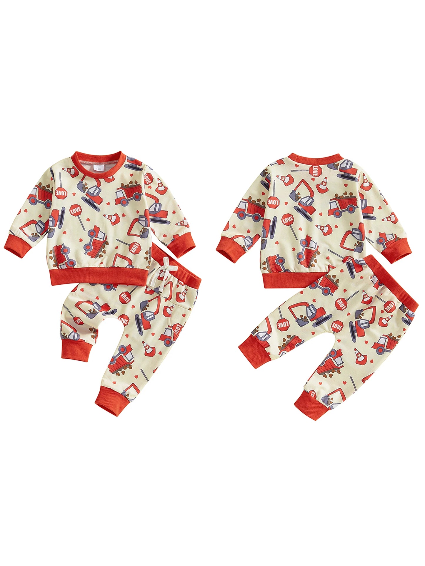 Toddler Valentine Outfit Set