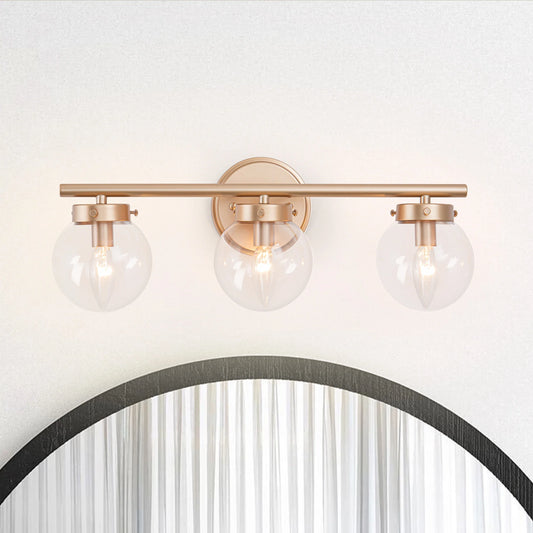 Modern Wall Sconces Brushed Gold Vanity Lights