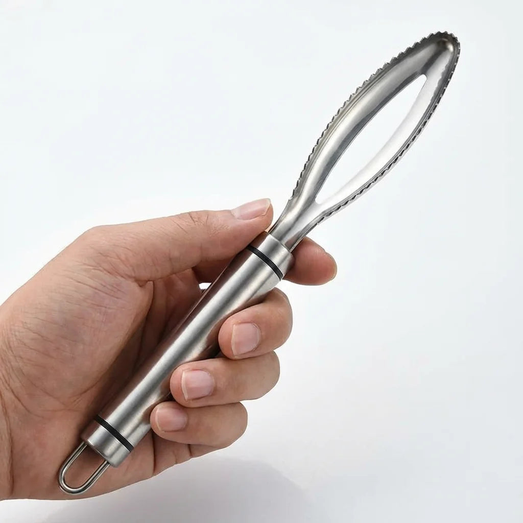 Pointed Fish Scaler, Removes Scales Quickly & Easily