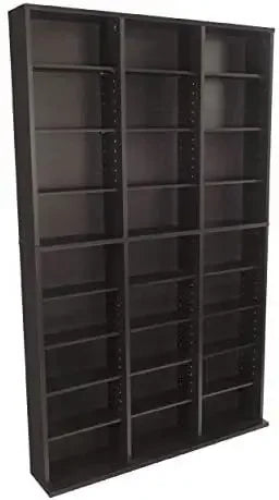 Media Storage Cabinet – Organizes Prized Music, Movies, Video Games or Memorabilia Collections
