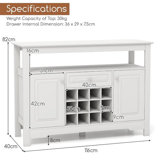 Multifunctional Buffet Winery Cabinet