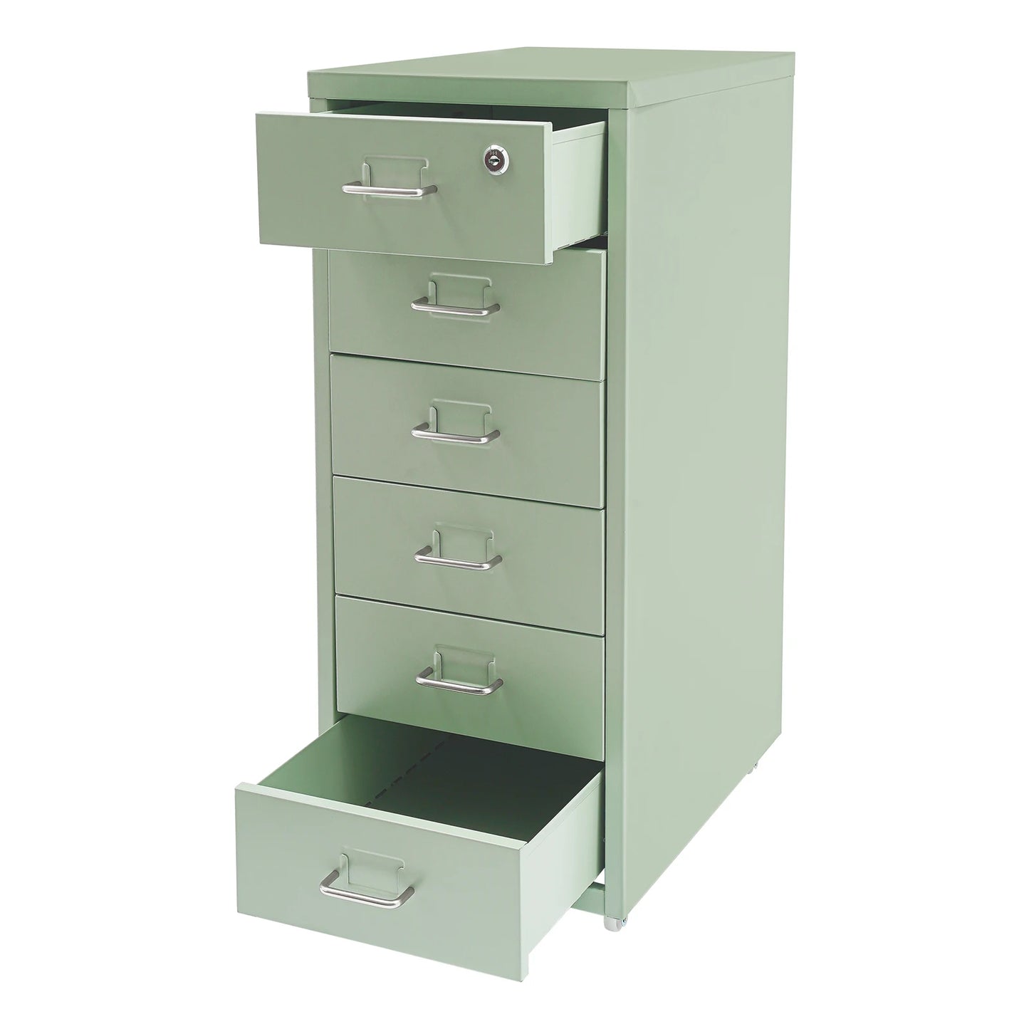 Lockable Rolling Metal File Cabinet