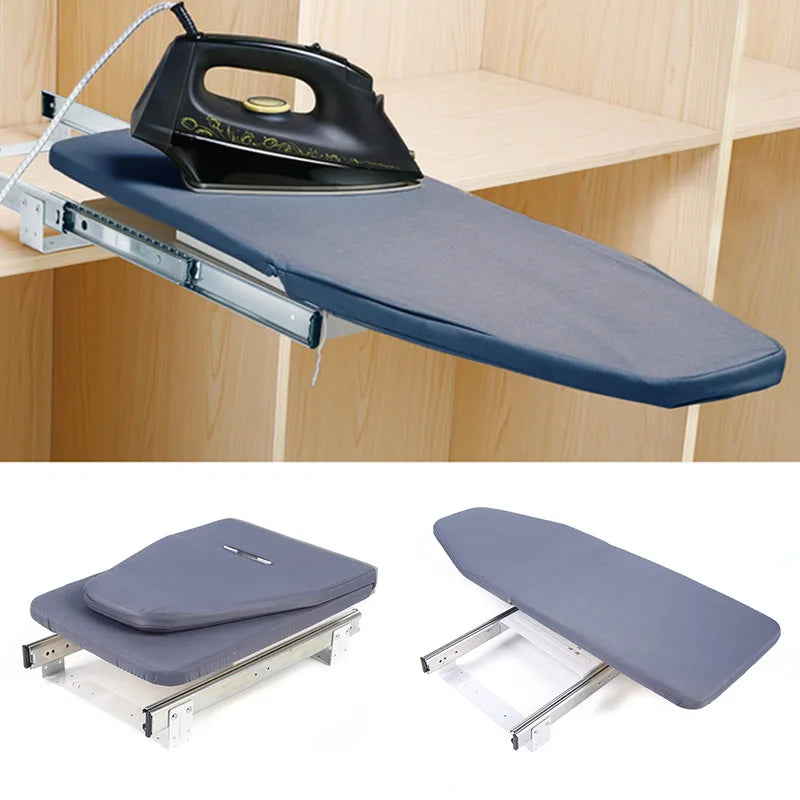 Retractable Rotating Ironing Board Pull-out Storage Cabinet