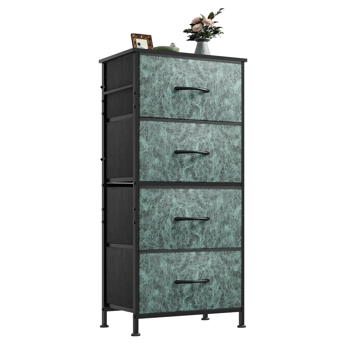 Vintage Fur Dresser with Storage Tower