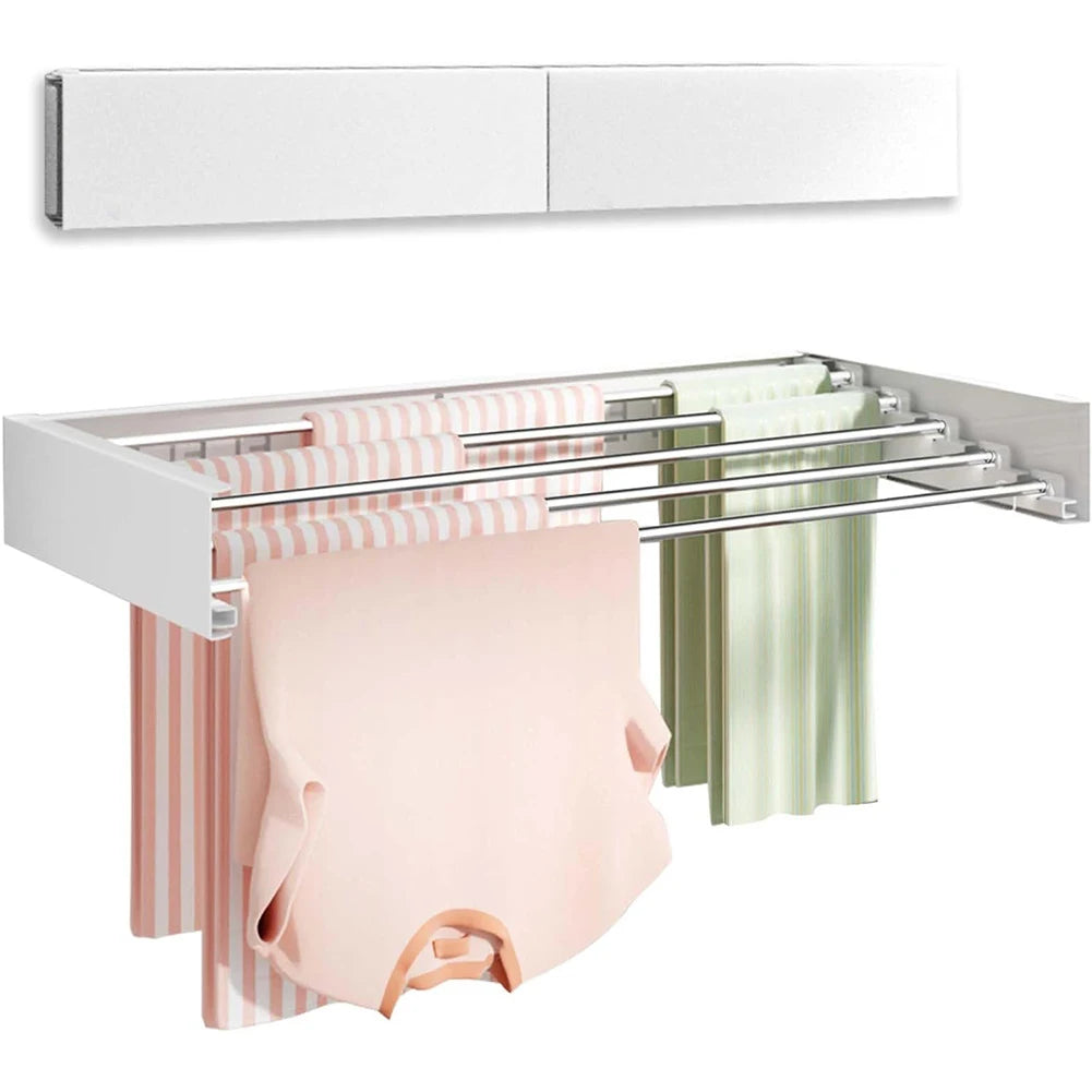 Retractable Collapsible Towel Drying Rack
