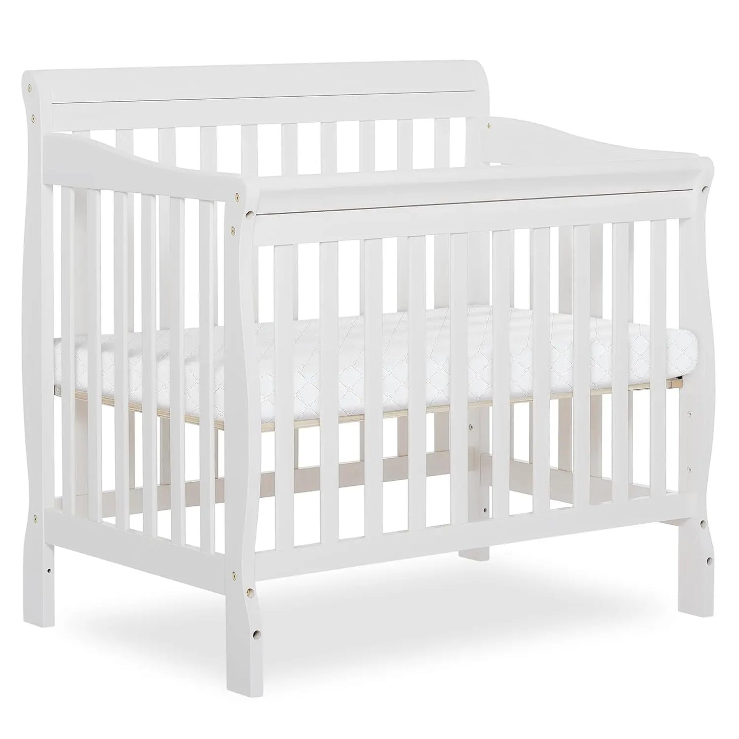 4-in-1 Convertible Mini Baby Crib
