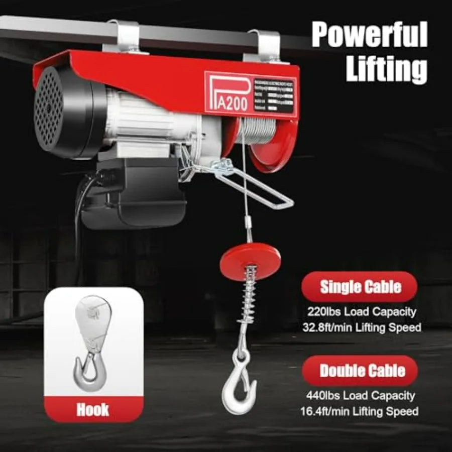Electric Winch Garage Cling Crane