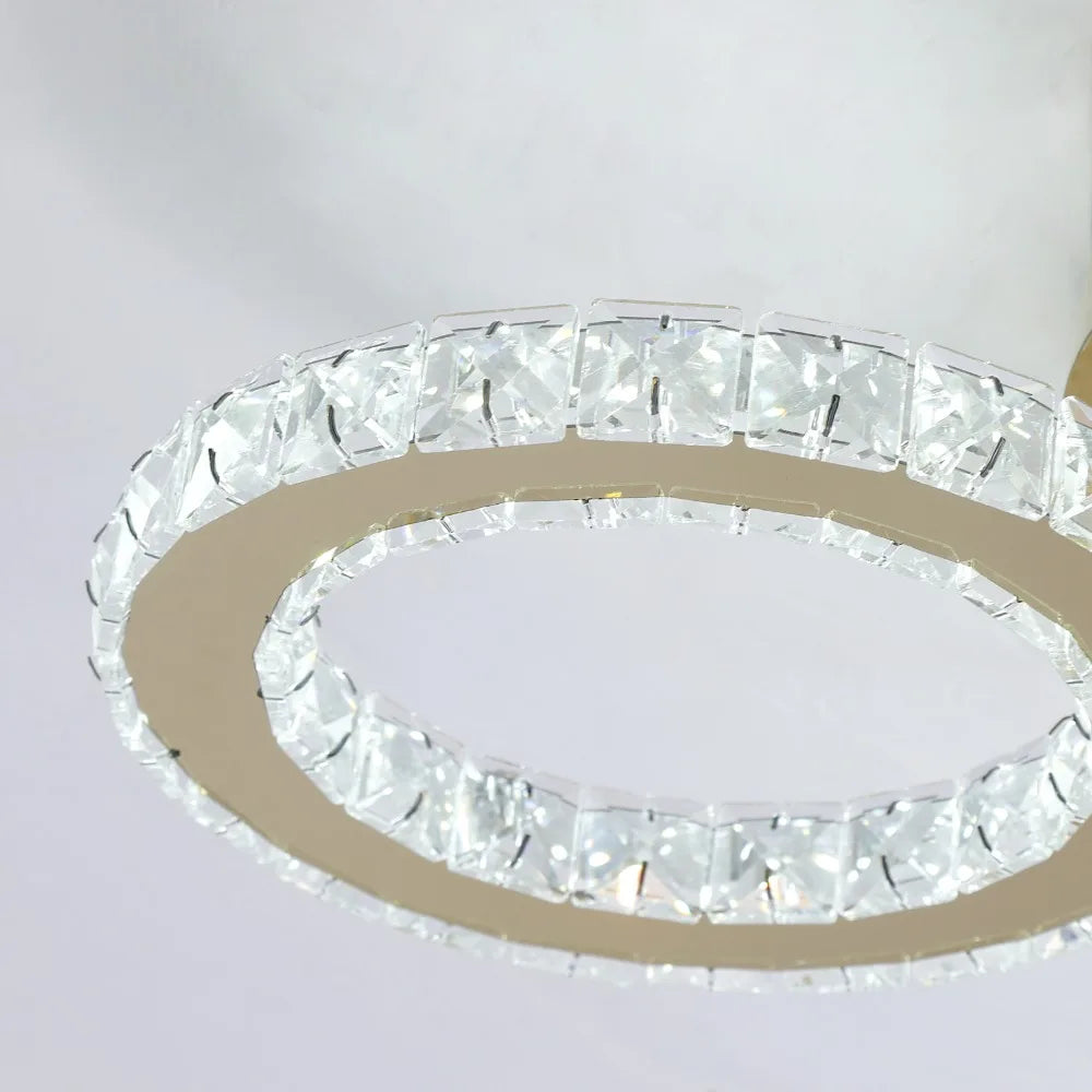 Modern Luxury Led Ceiling Light  Crystal Chandelier