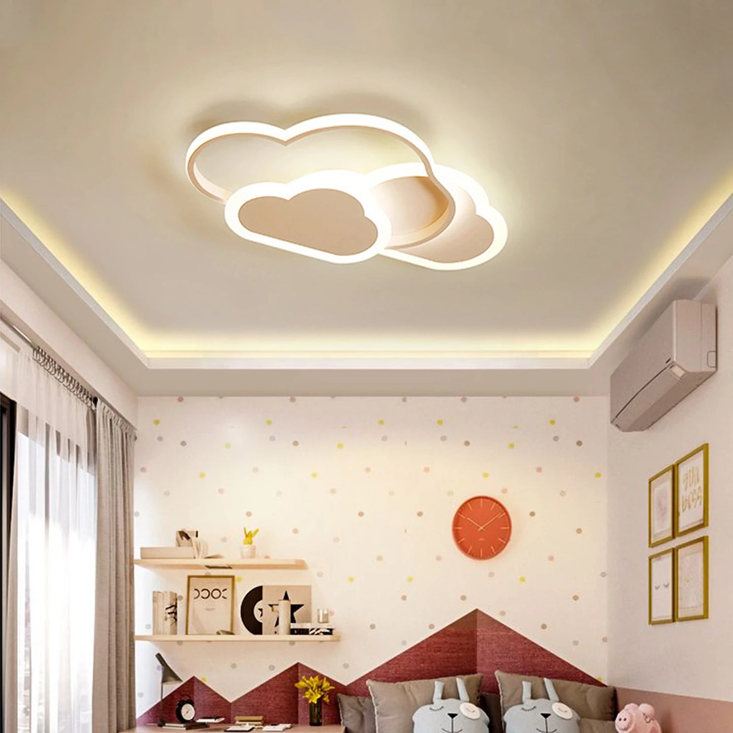 Modern Acrylic LED Creative Cloud Ceiling Light