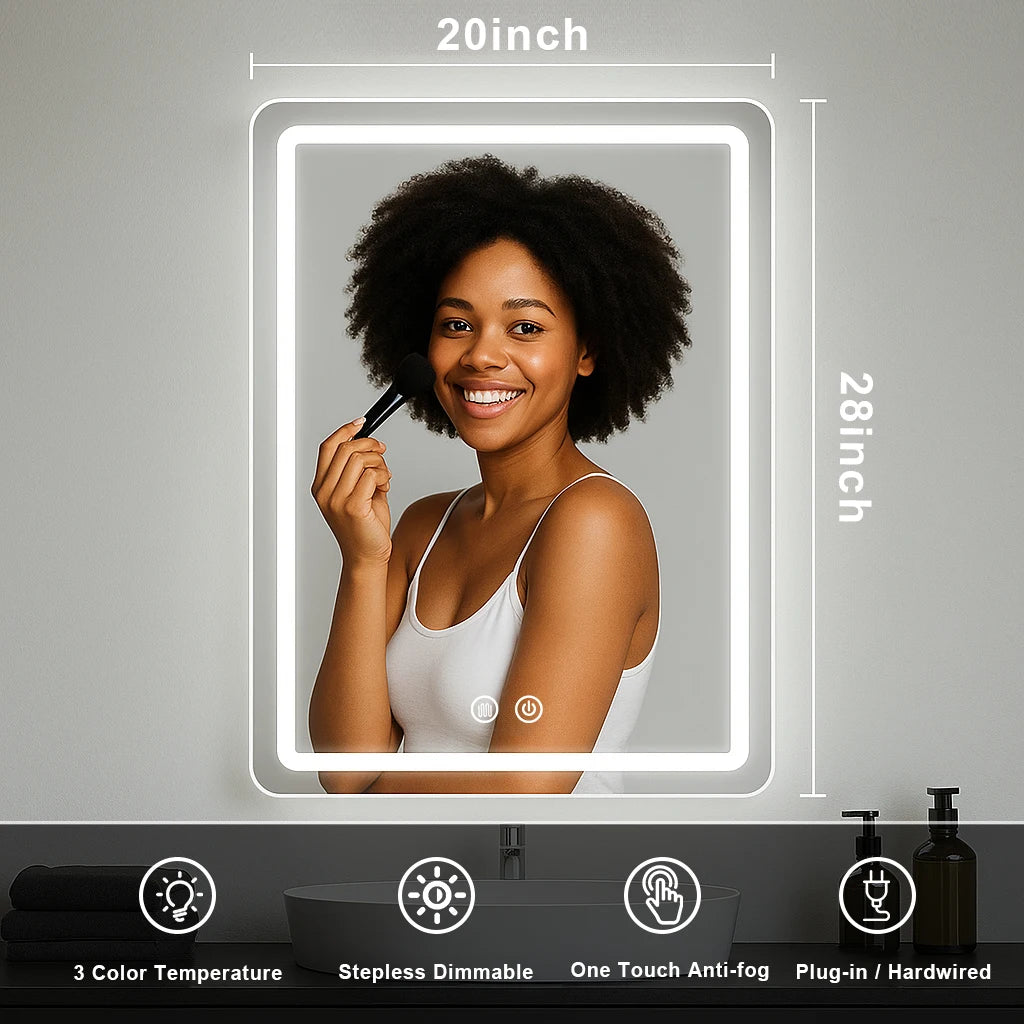 LED Vanity Mirror with Backlit Lights