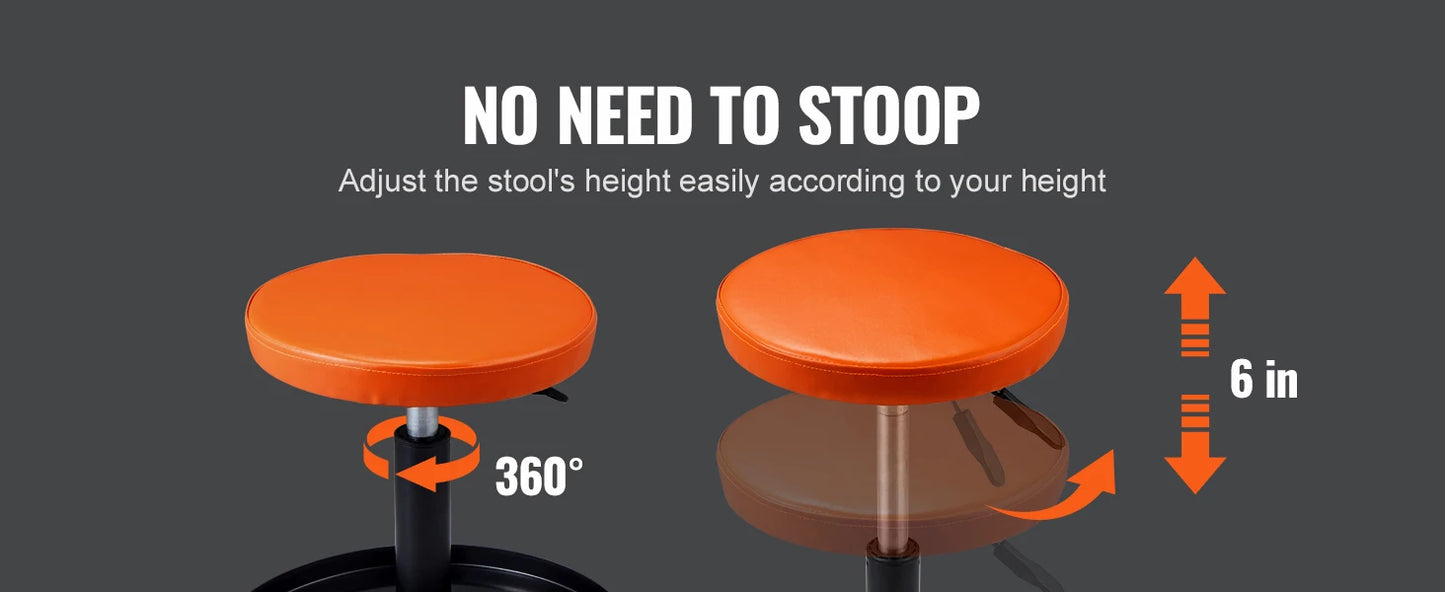 Mechanic Rolling Garage Stool