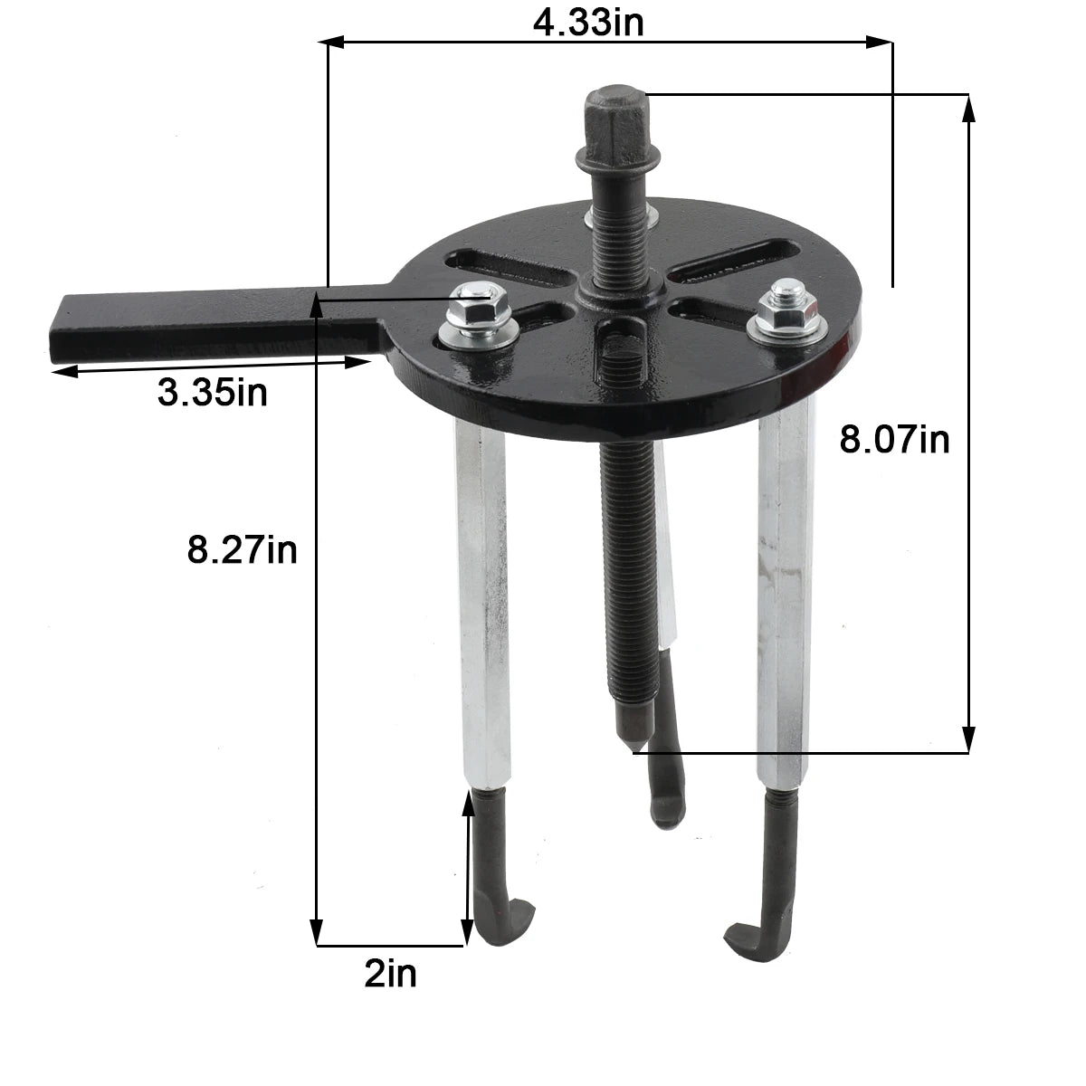 Three-jaw Puller Bearing Extractor Removal Tool Inside Outside Bearing Multi-function Puller
