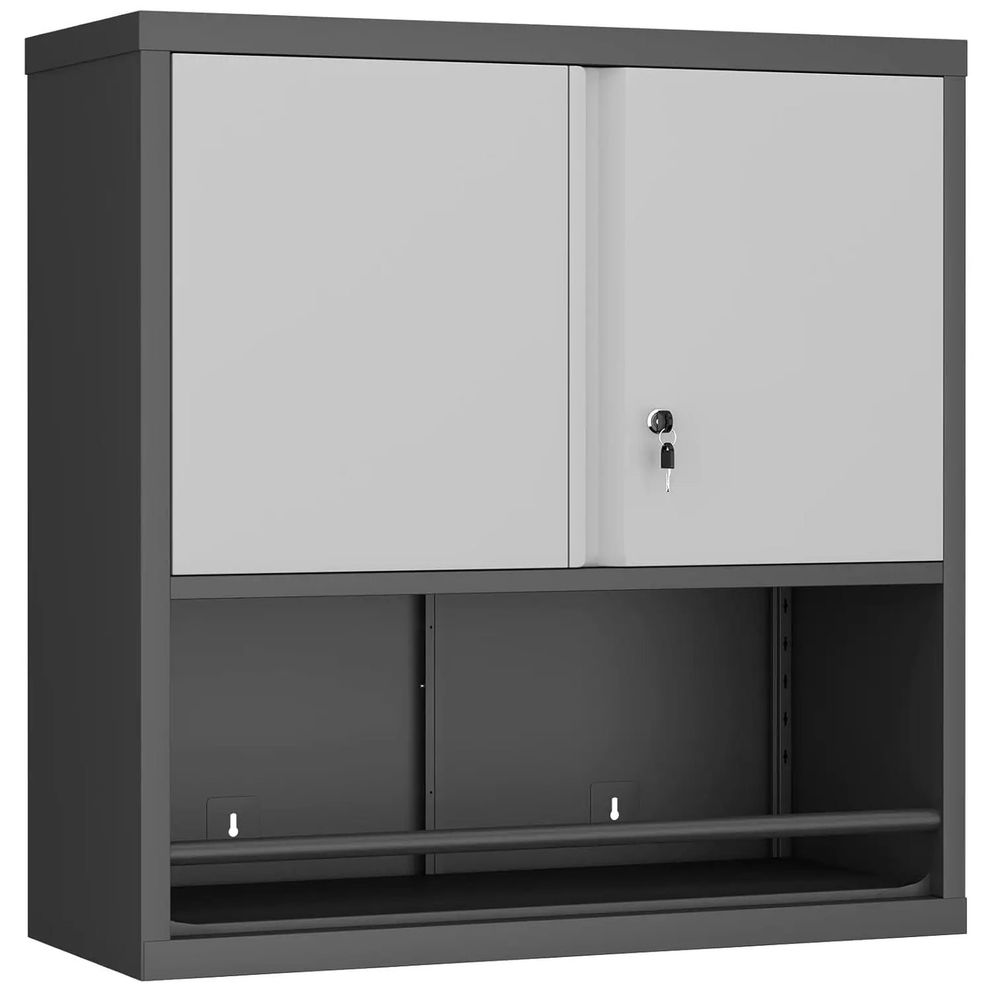 Metal Garage Wall Cabinet Locking Wall-Mounted Storage