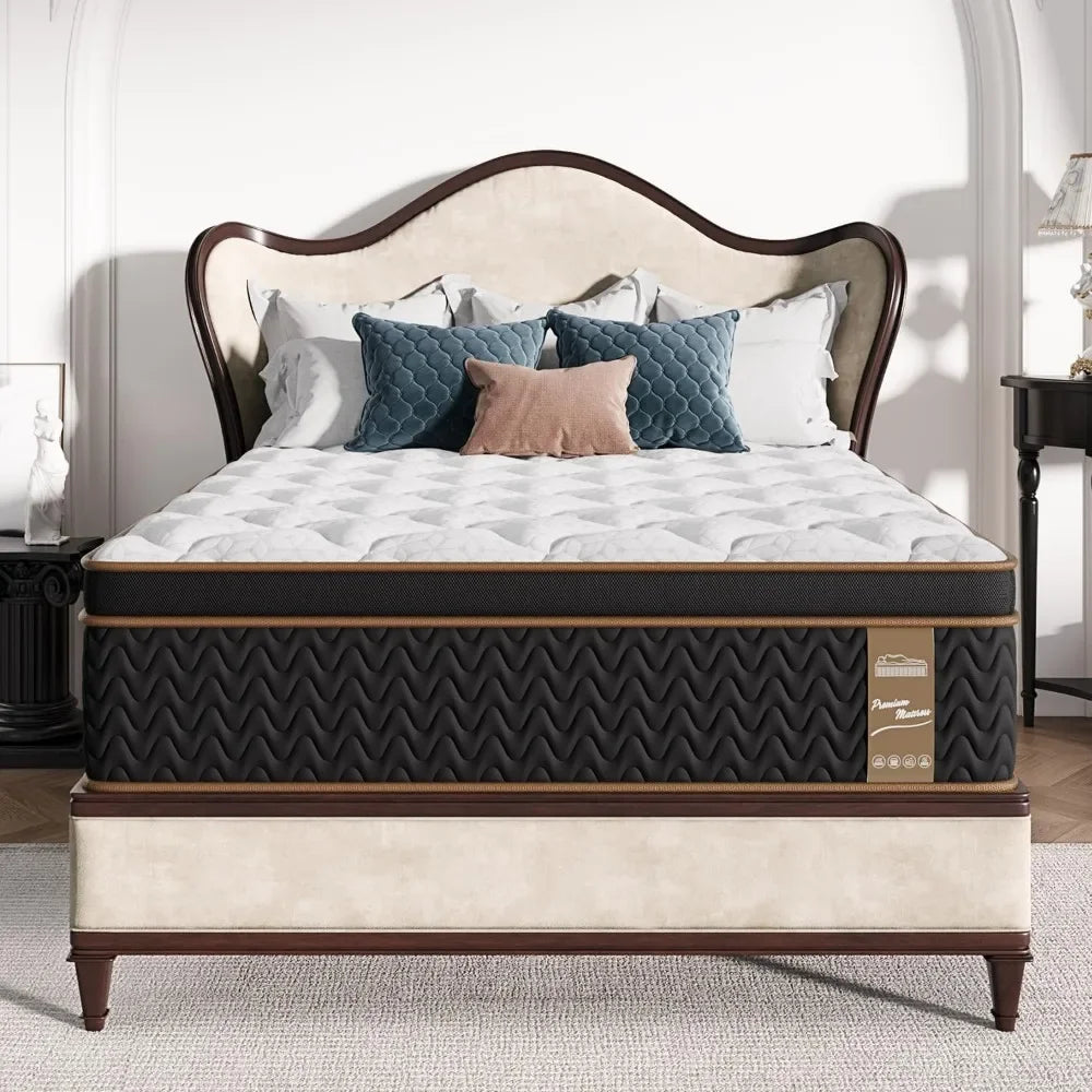 Deluxe Hybrid Mattress - Fiberglass-Free Memory Foam