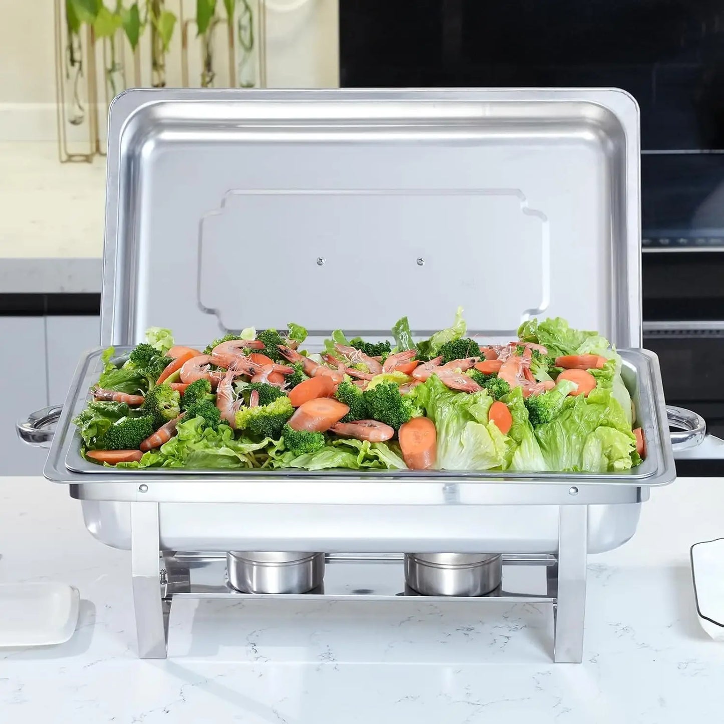 Chafing Dish  Electric Stainless Steel Full Size Buffet Set