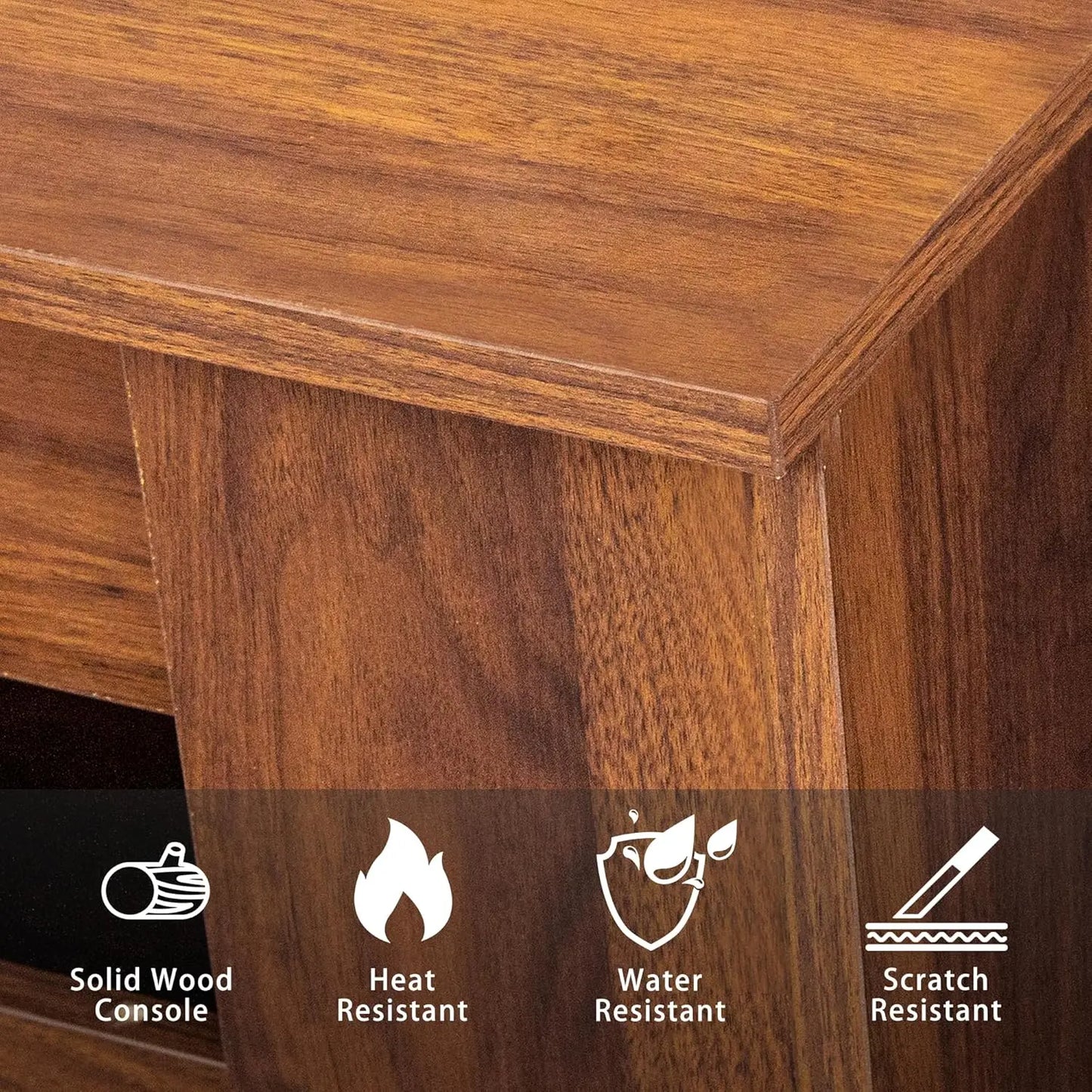 Space Saving Extendable Folding Console Dining Table