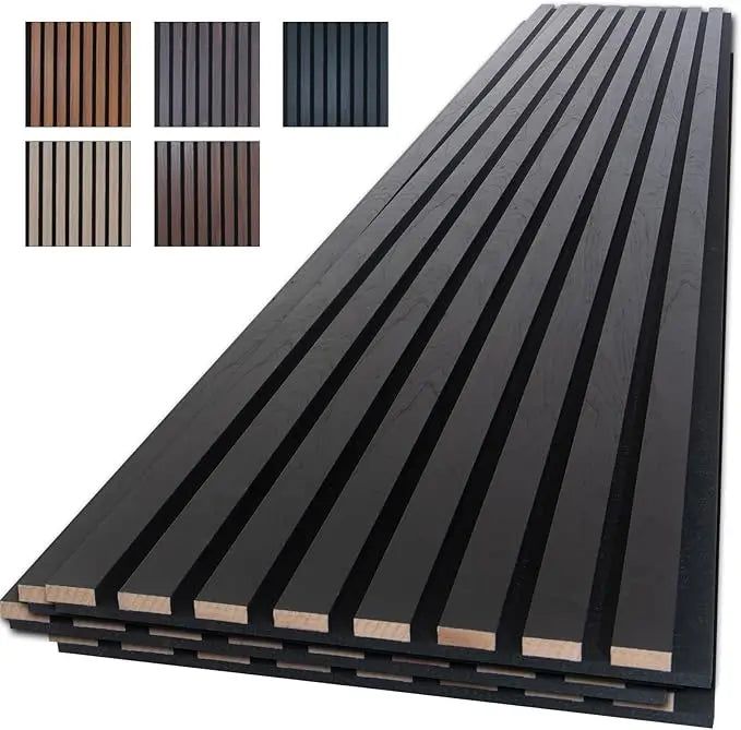 Soundproof Wood Slat Wall Panel for Interior Wall Decor Noise Cancelling