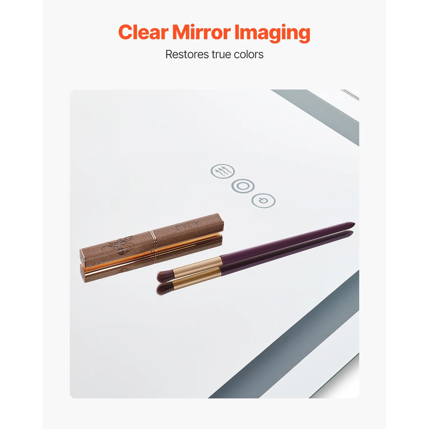 LED Vanity Mirror Anti-Fog Memory Mirror with Light