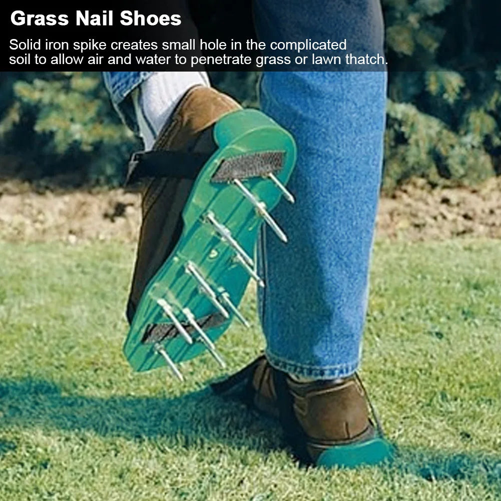 Garden Lawn Aerator Shoes