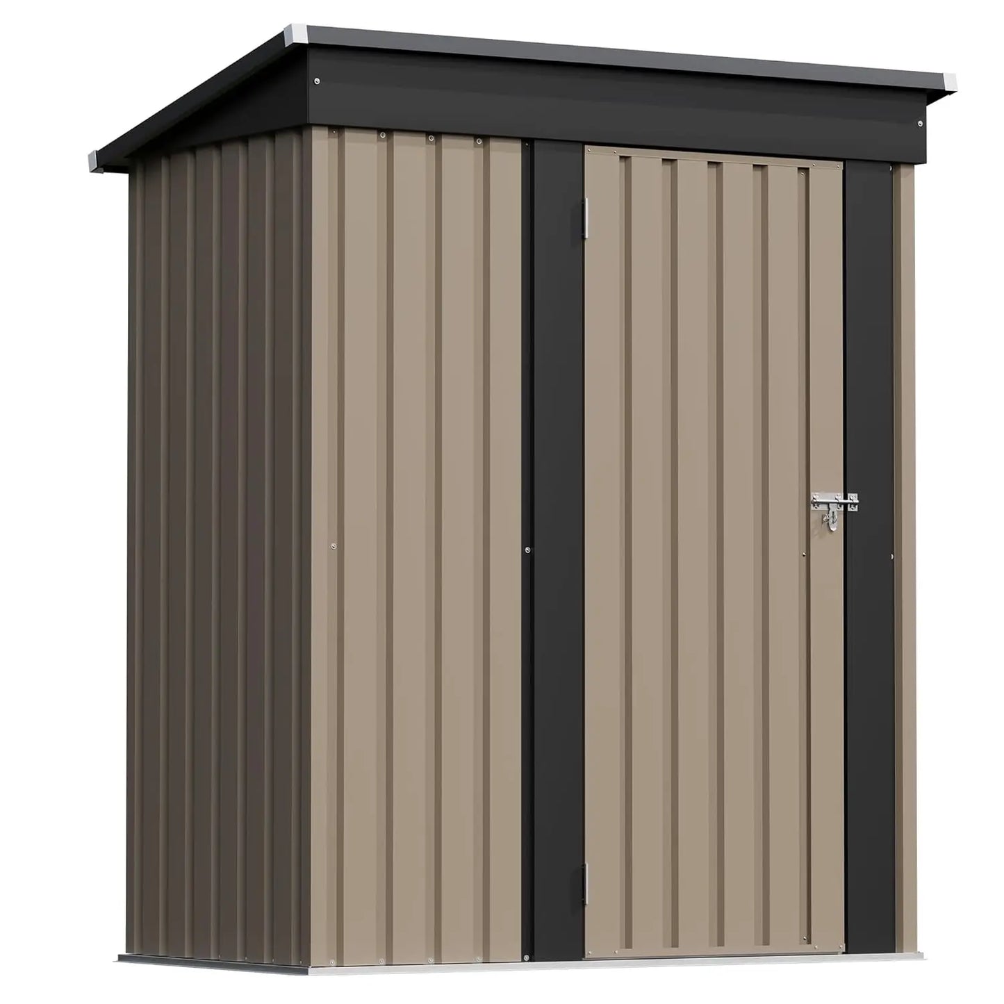 Tool Shed with Sloping Roof and Lockable Door