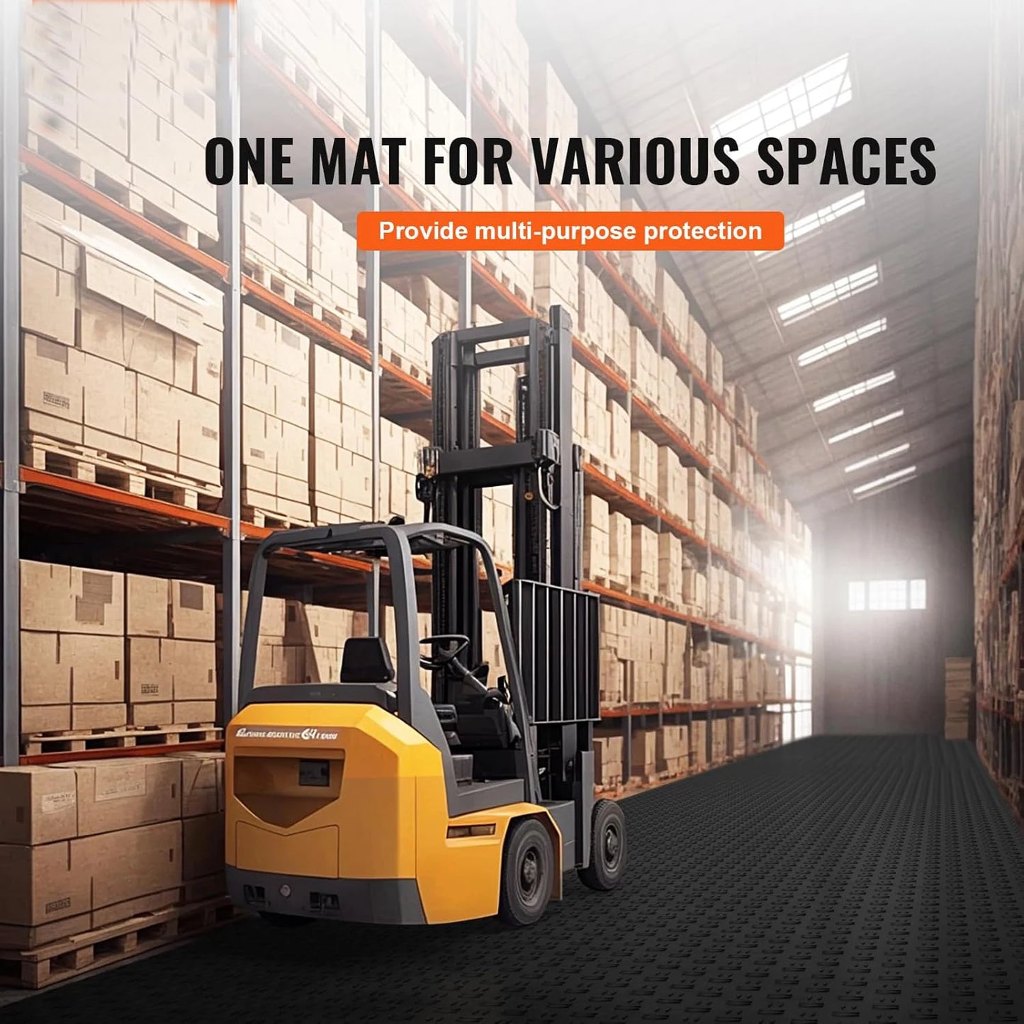 Interlocking Double-Sided Texture Garage Floor Tiles