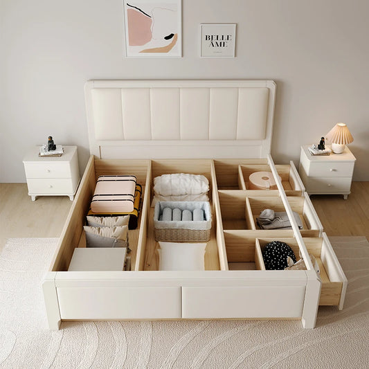 Solid Wood Modern Girl Bed