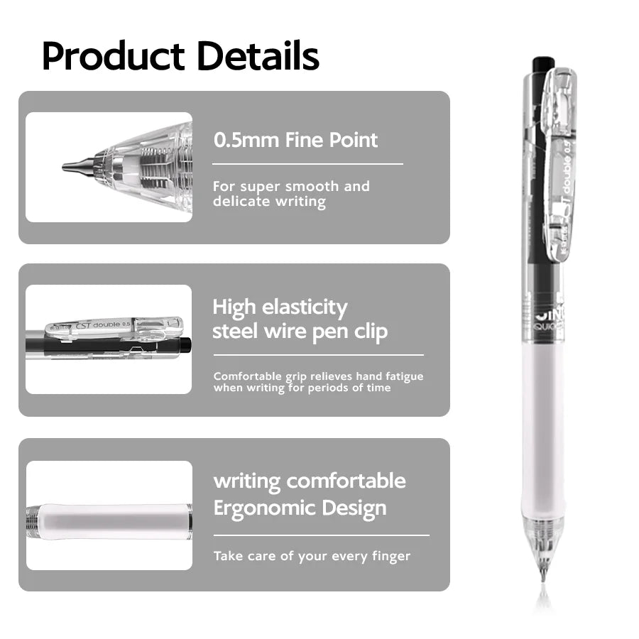 Gel Pens - Retractable, Ultra Fine Tip