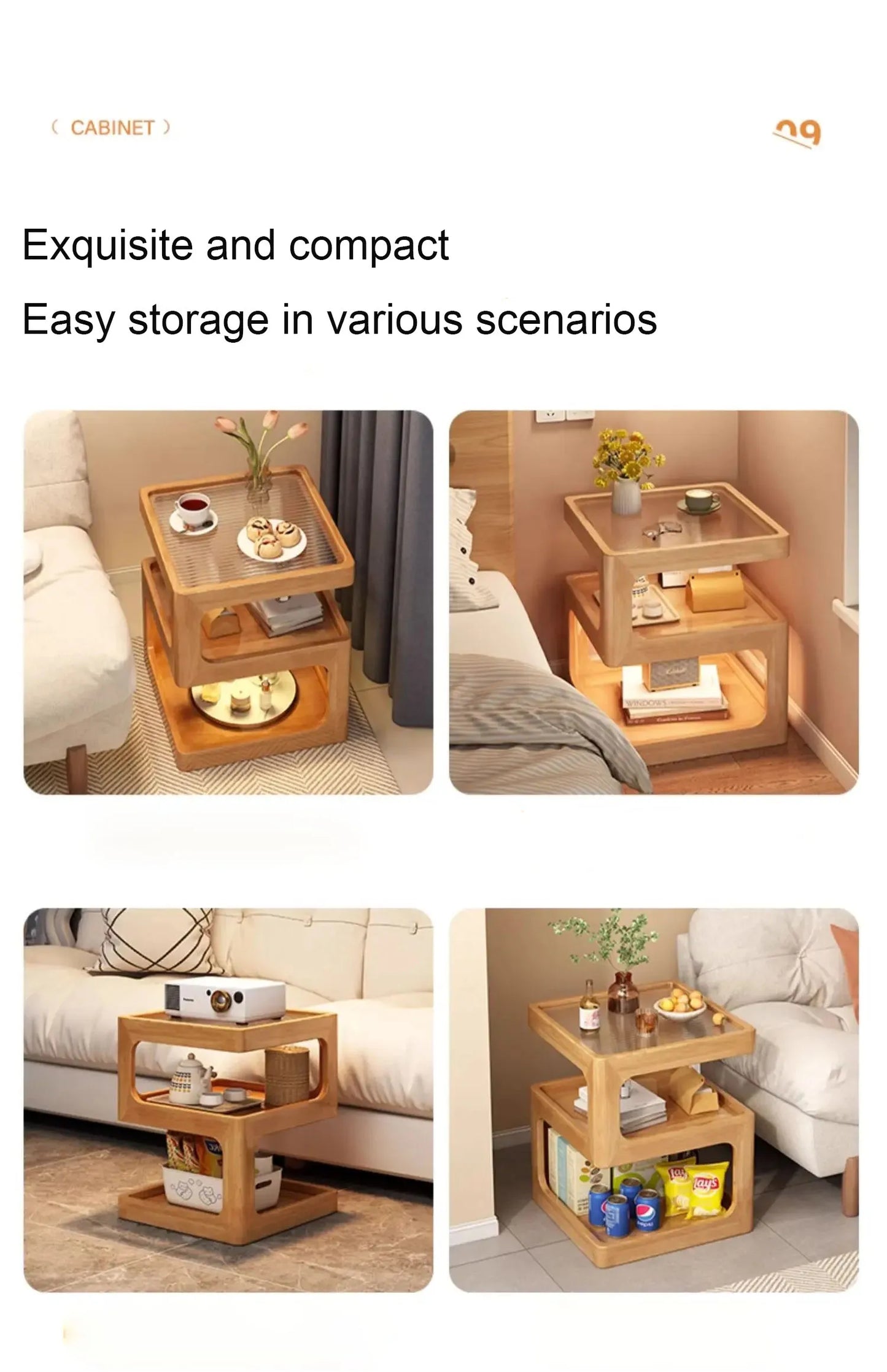 Bedside End Tables