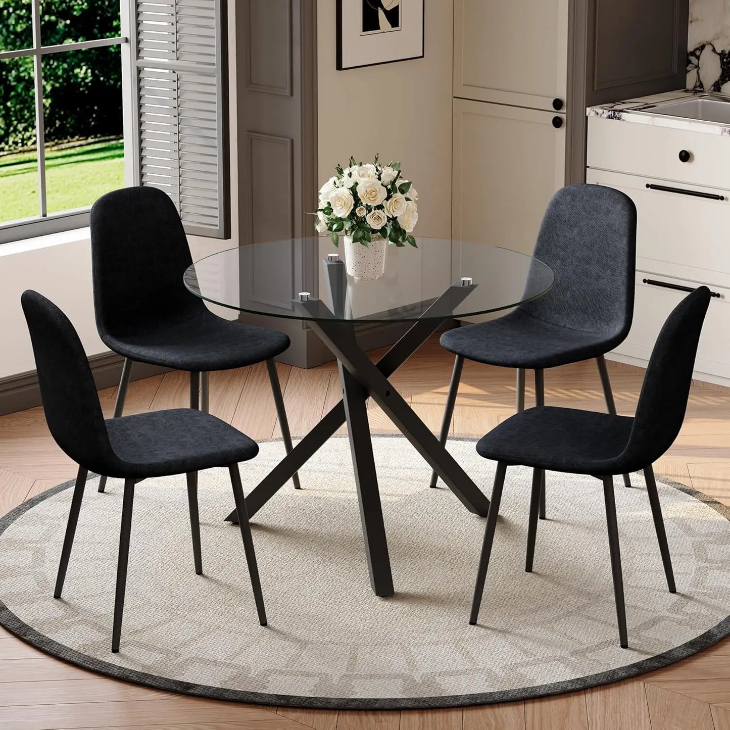Round Dining Table Set