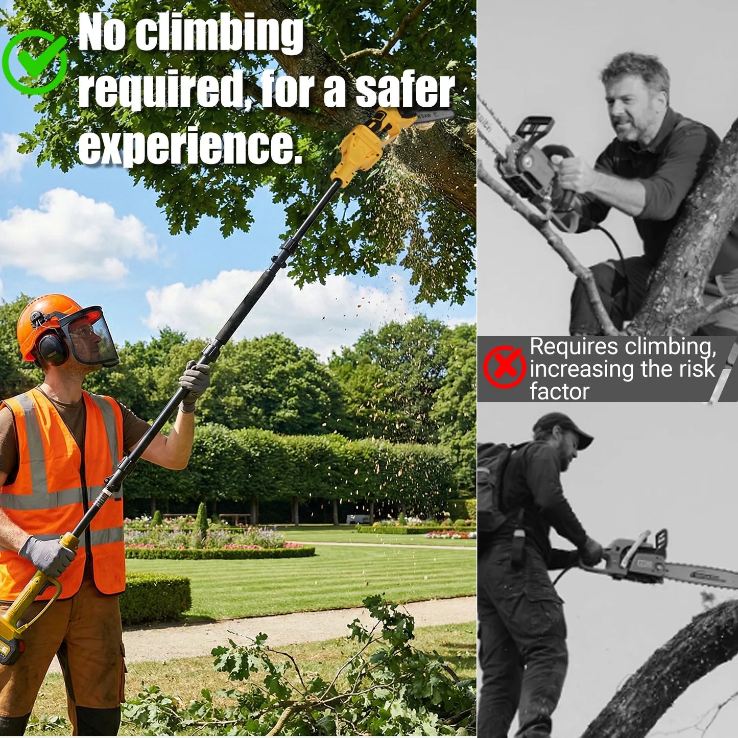 Electric Pole Saws with Extension Pole