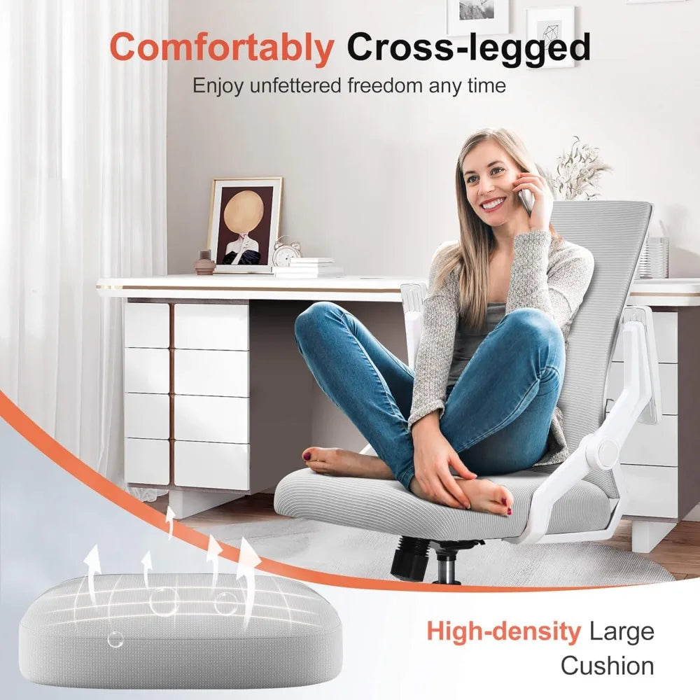 Ergonomic Computer Chair Flip-up Armrests