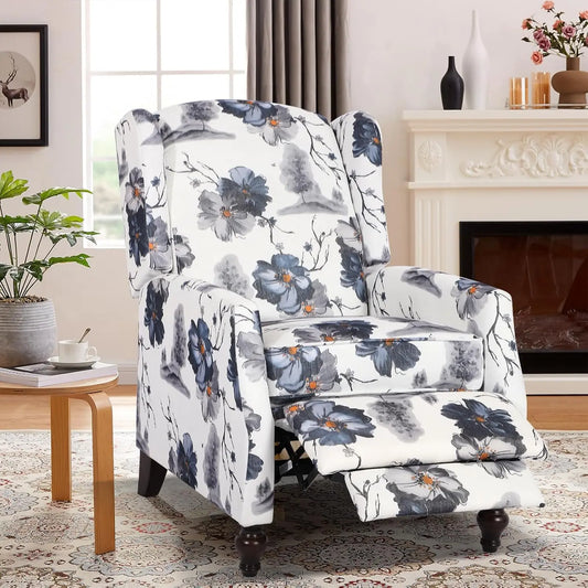 Massage Heat Wingback Recliner