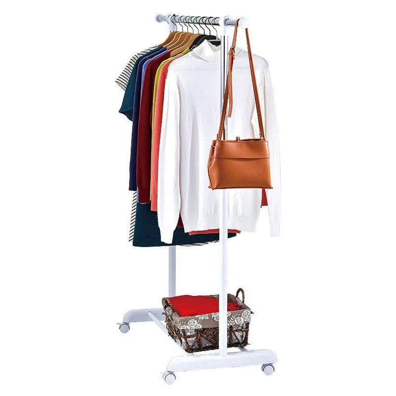 Adjustable Metal Rolling Garment Clothes Rack