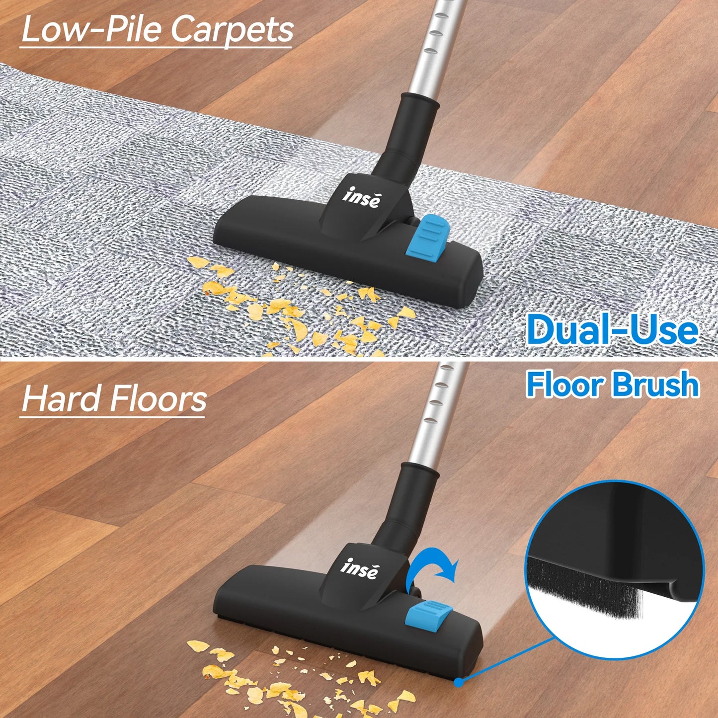 Corded Powerful Suction Motor Stick Handheld Vacuum Cleaner