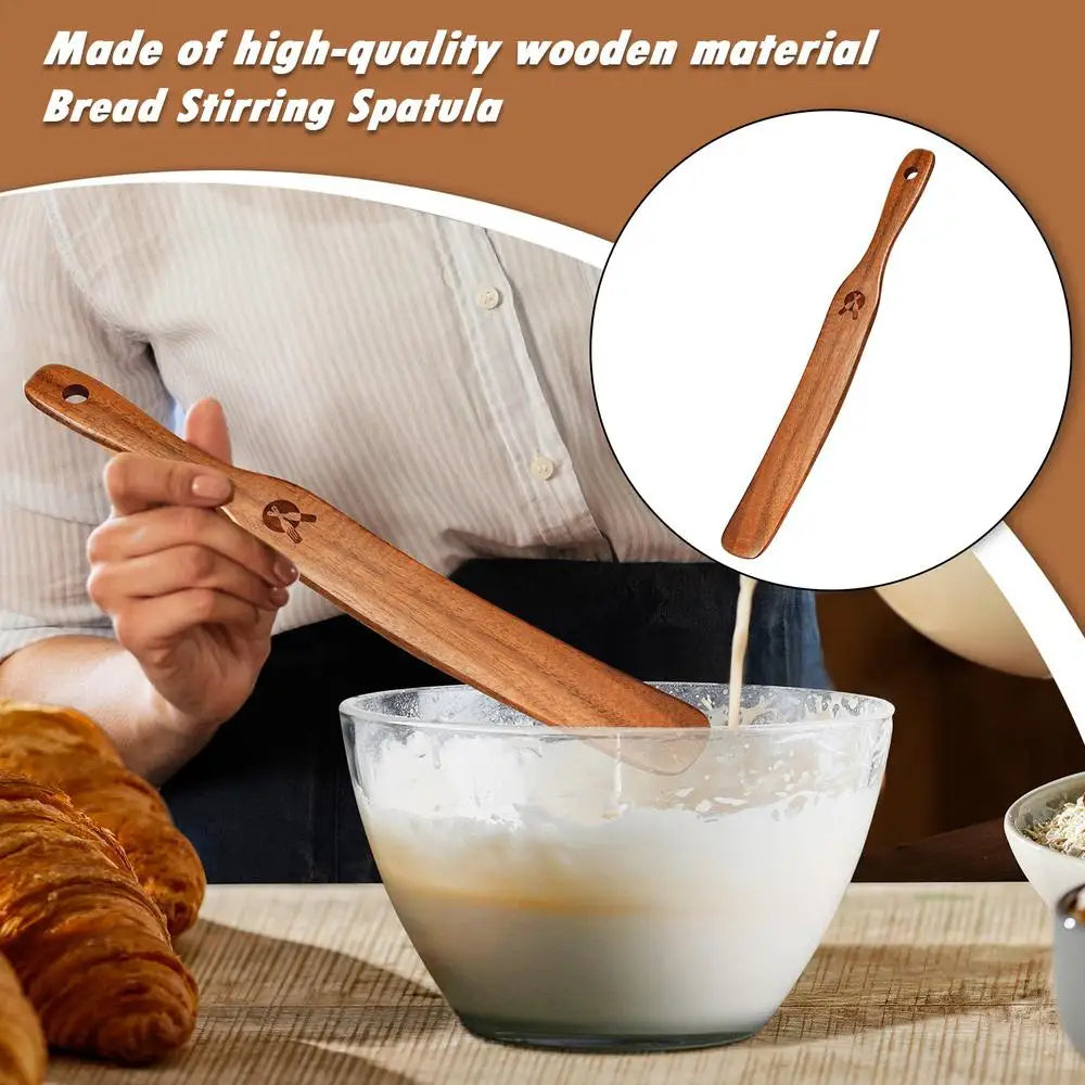 Wooden Bread Mixing Stir Stick