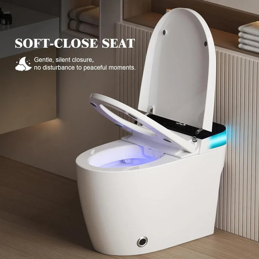 Smart Toilet with Heated Seat & Auto Flushing