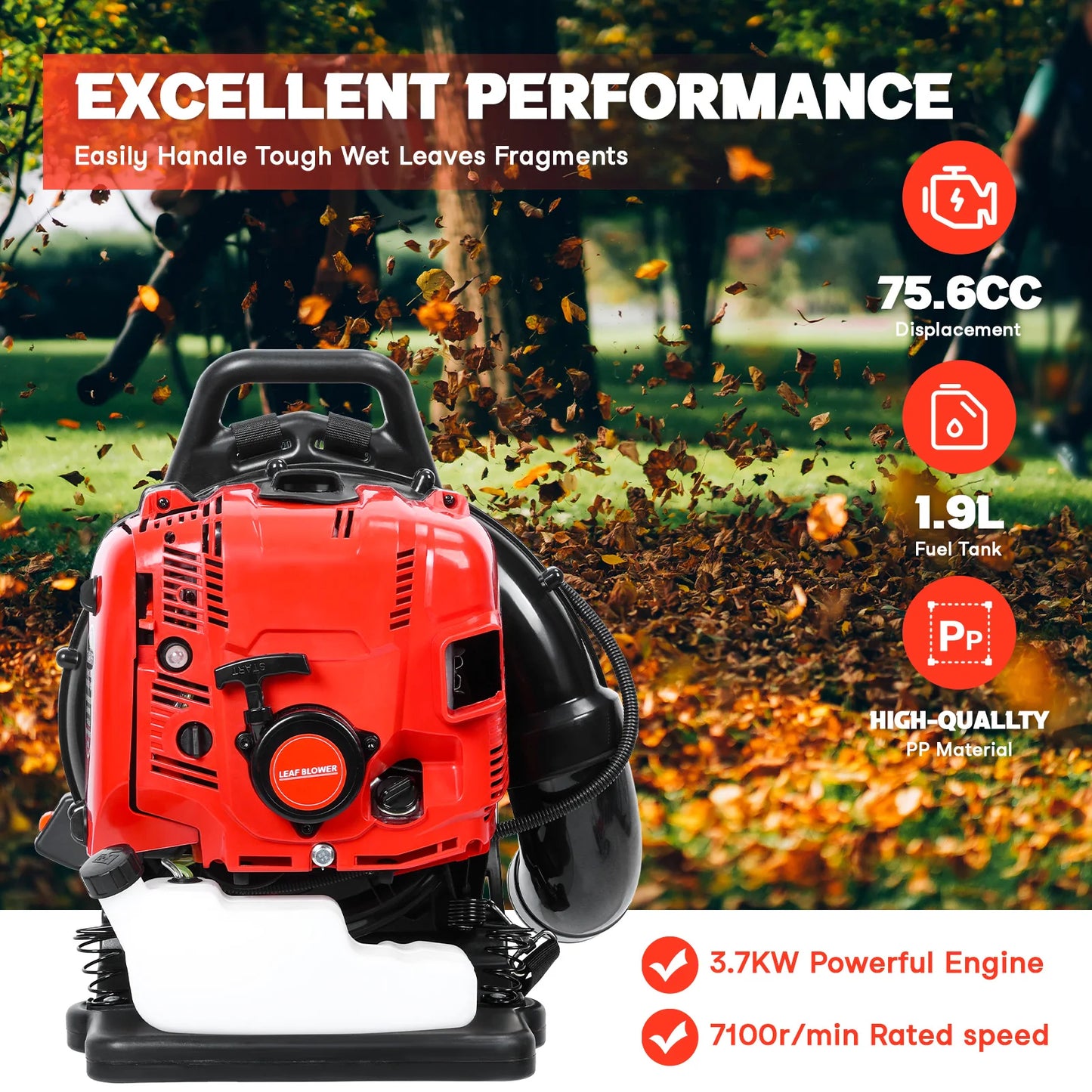Leaf Blower with Airflow