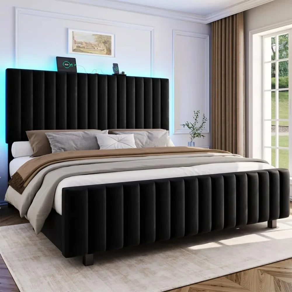 Upholstered Platform Bed Frame