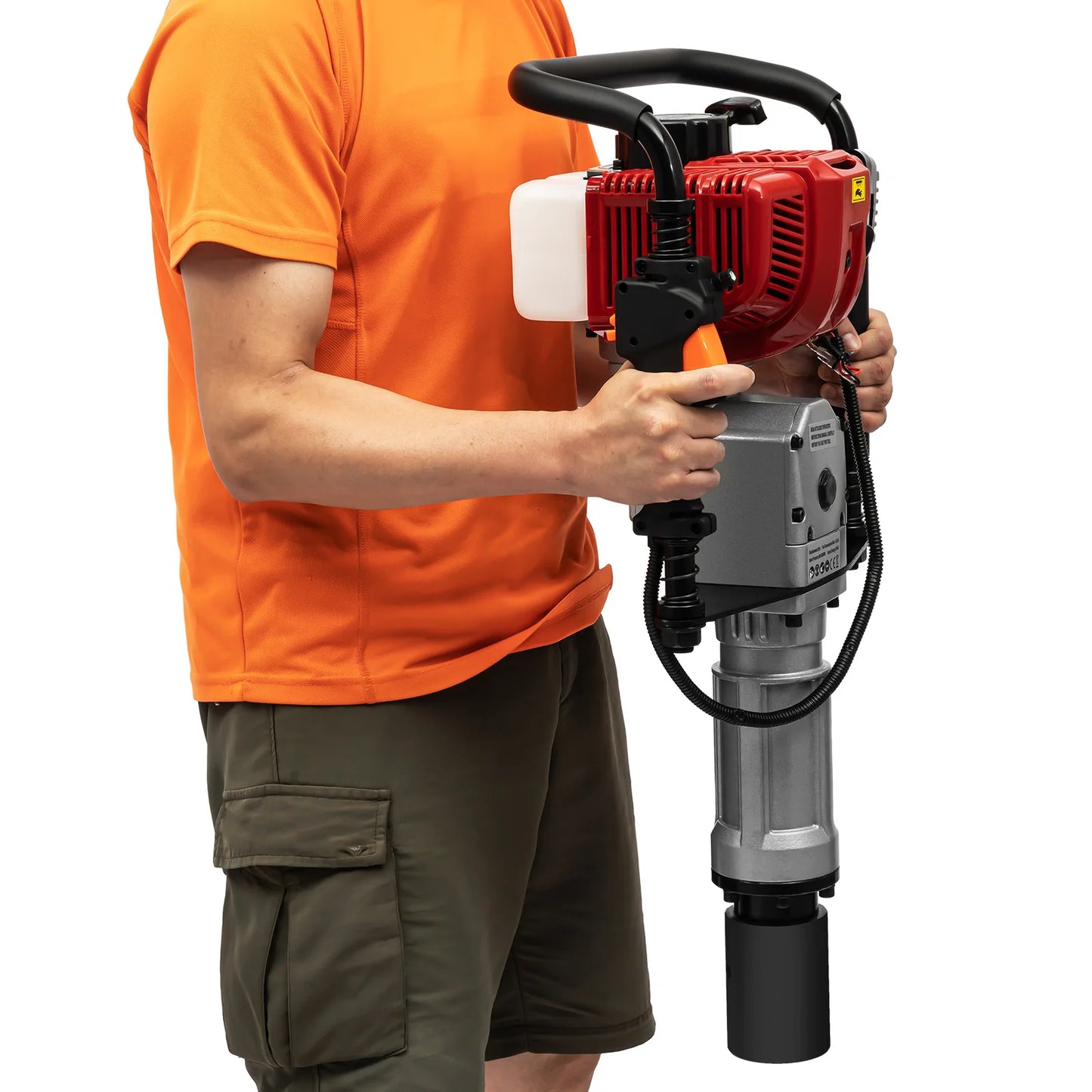 Air Cooling Single-cylinder Petrol Garden Fencing Push Pile Tool