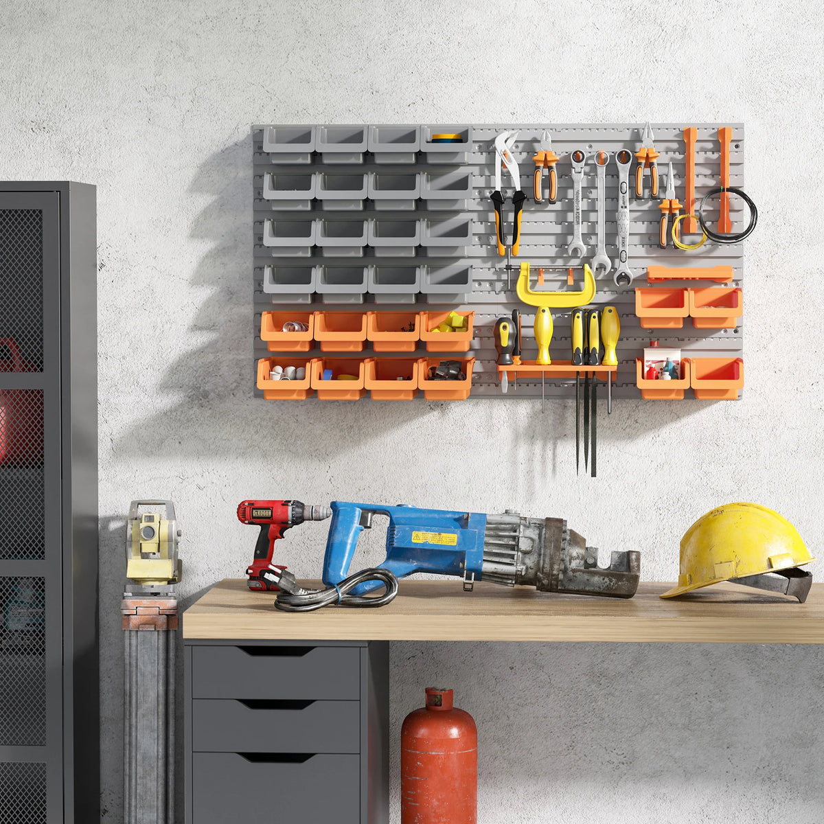 Wall Mounted Storage Bins
