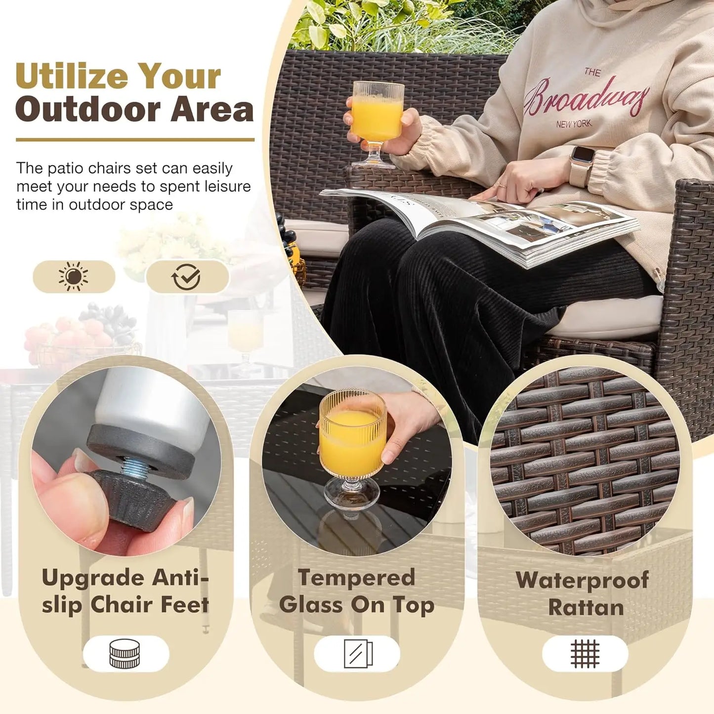 Outdoor Patio Furniture Set