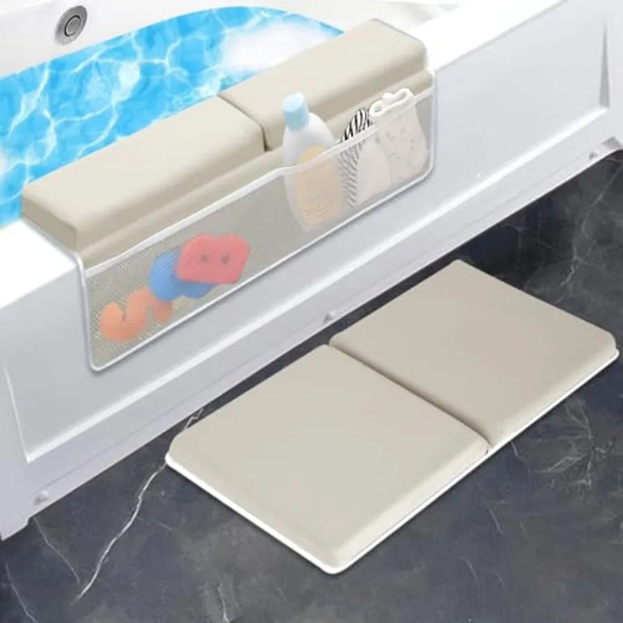 Bath Kneeler with Elbow Rest Pad Set
