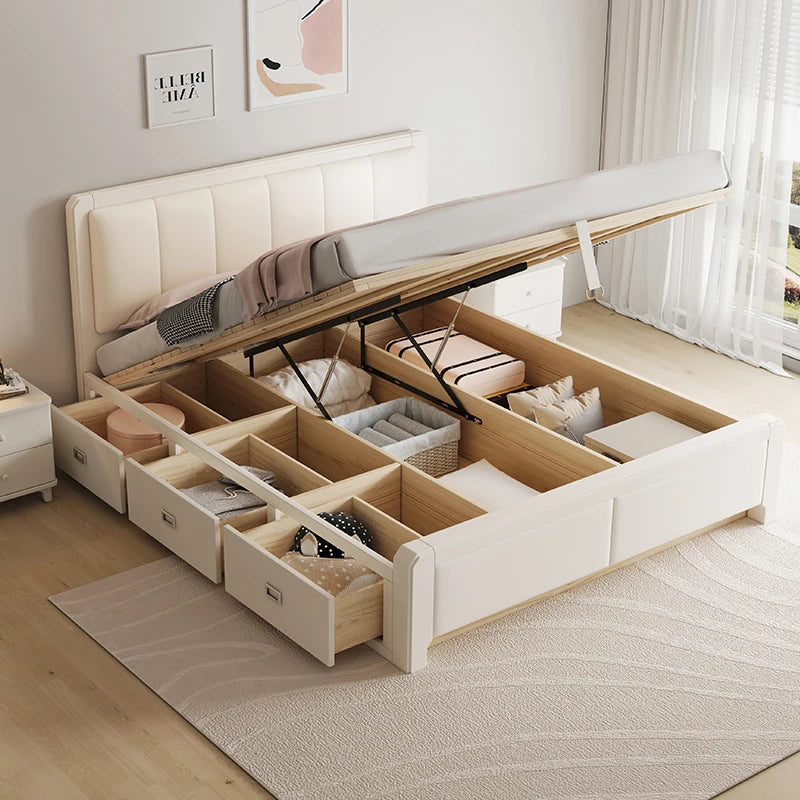 Solid Wood Modern Girl Bed