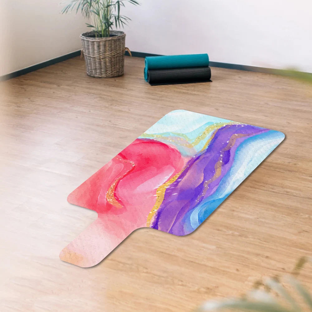Pilates Suede Rubber Yoga Mat