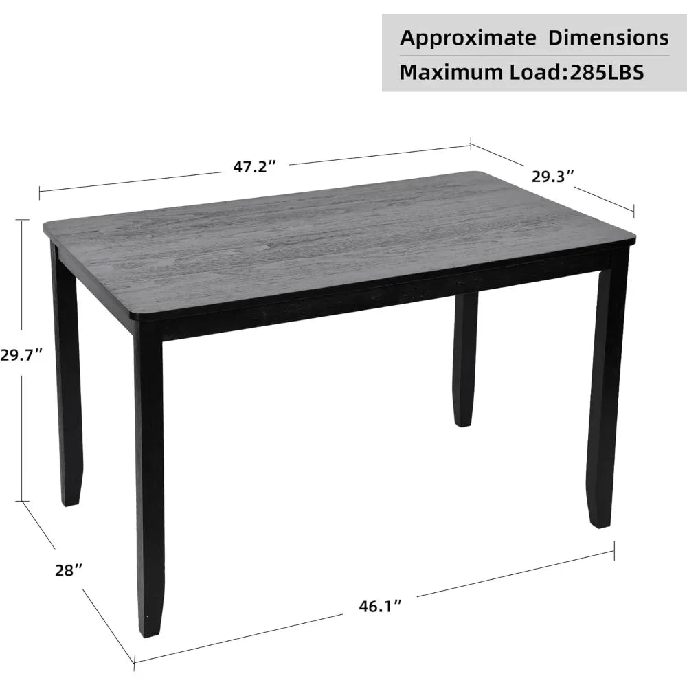 Solid Wood Rectangular Table Wooden Dining Table